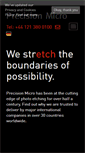 Mobile Screenshot of precisionmicro.com
